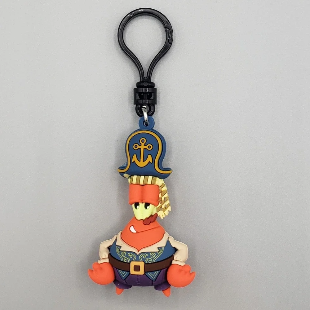 Spongebob Search for Squarepants Movie Monogram‎ 3D Bag Clip Mr Krabs